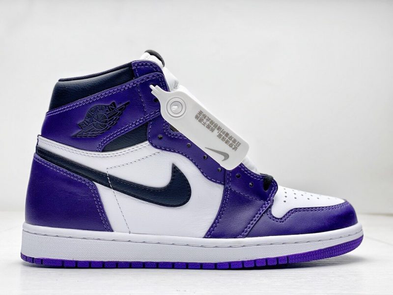 AIR JORDAN RETRO 1 HIGH OG ‘COURT PURPLE’ SNEAKERS REPLICA 555088-501