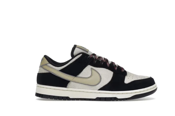 Nike Dunk Low LX Black Suede Team Gold Replica DV3054-001