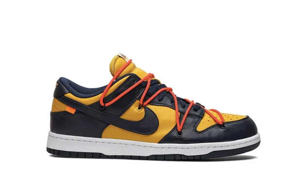 OFF-WHITE x DUNK LOW “UNIVERSITY GOLD”  REPS CT0856-700