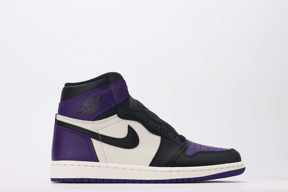 Jordan 1 Retro High OG court purple Top Quality Replica ” 555088-500″