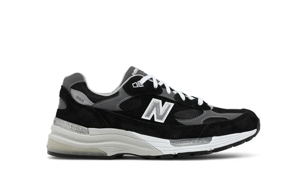 New Balance 992 Black Grey Suede Replica  M992EB