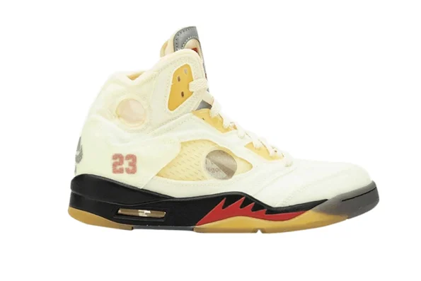 OFF-WHITE X AIR JORDAN 5 SAIL REPLICA DH8565-100