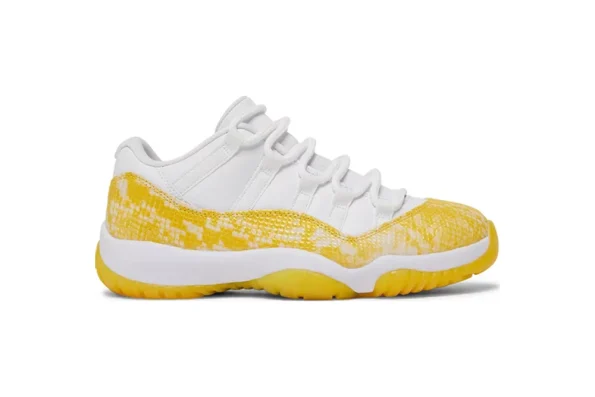 Air Jordan 11 Low ‘Yellow Snakeskin’ Reps AH7860 107