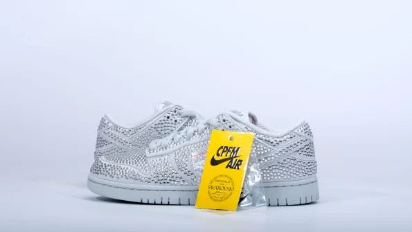 CPFM x Swarovski x Dunk Low ‘Pure Platinum’ Reps  CZ2670-001