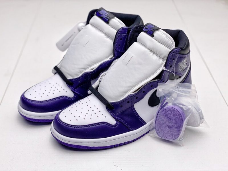 AIR JORDAN RETRO 1 HIGH OG ‘COURT PURPLE’ SNEAKERS REPLICA 555088-501