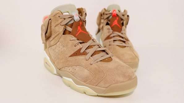 Travis Scott x Air Jordan 6 Retro ‘British Khaki’ Replica DH0690-200