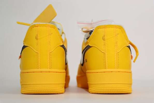 Nike Air Force 1 Low Off-White ICA University Gold Replica DD1876-700