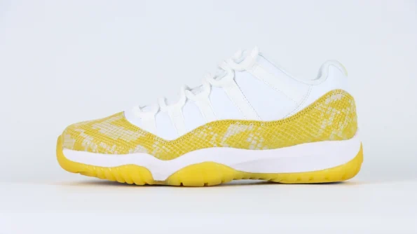 Air Jordan 11 Low ‘Yellow Snakeskin’ Reps AH7860 107