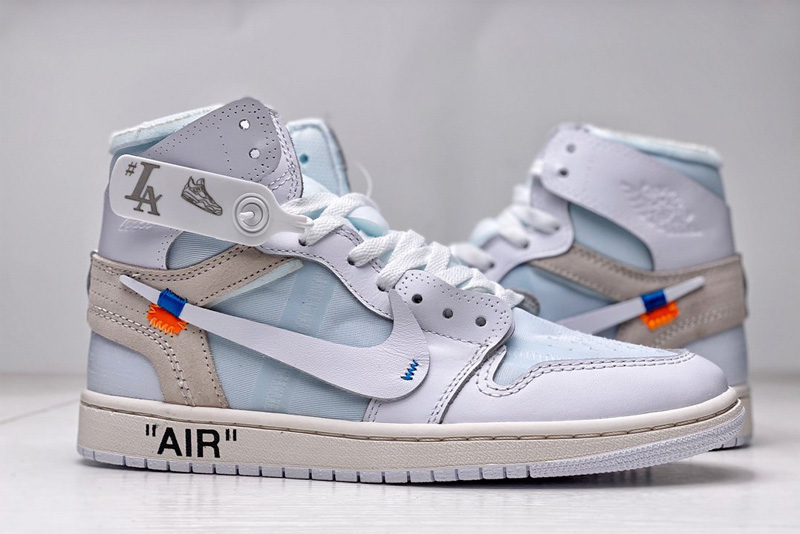 Off-White X AIR Jordan 1 Retro High White AJ1 AQ0818-100