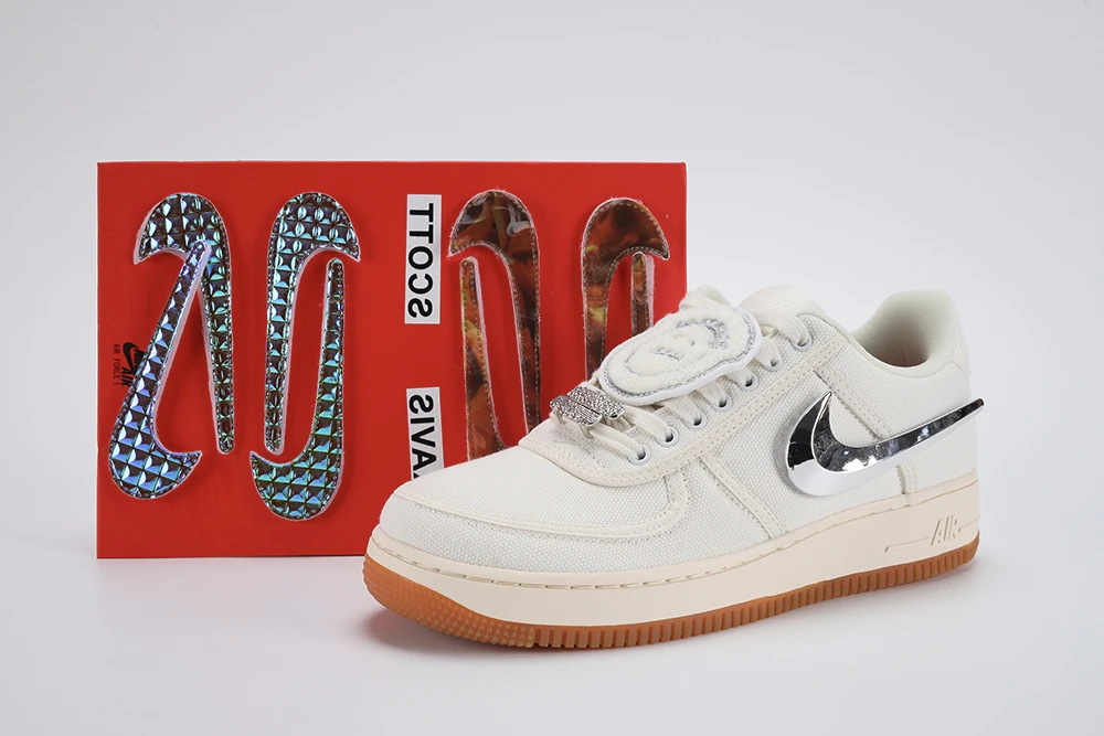 Nike Air Force 1 Low Travis Scott Sail Replica AQ4211-101