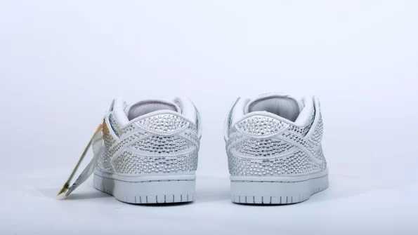 CPFM x Swarovski x Dunk Low ‘Pure Platinum’ Reps  CZ2670-001