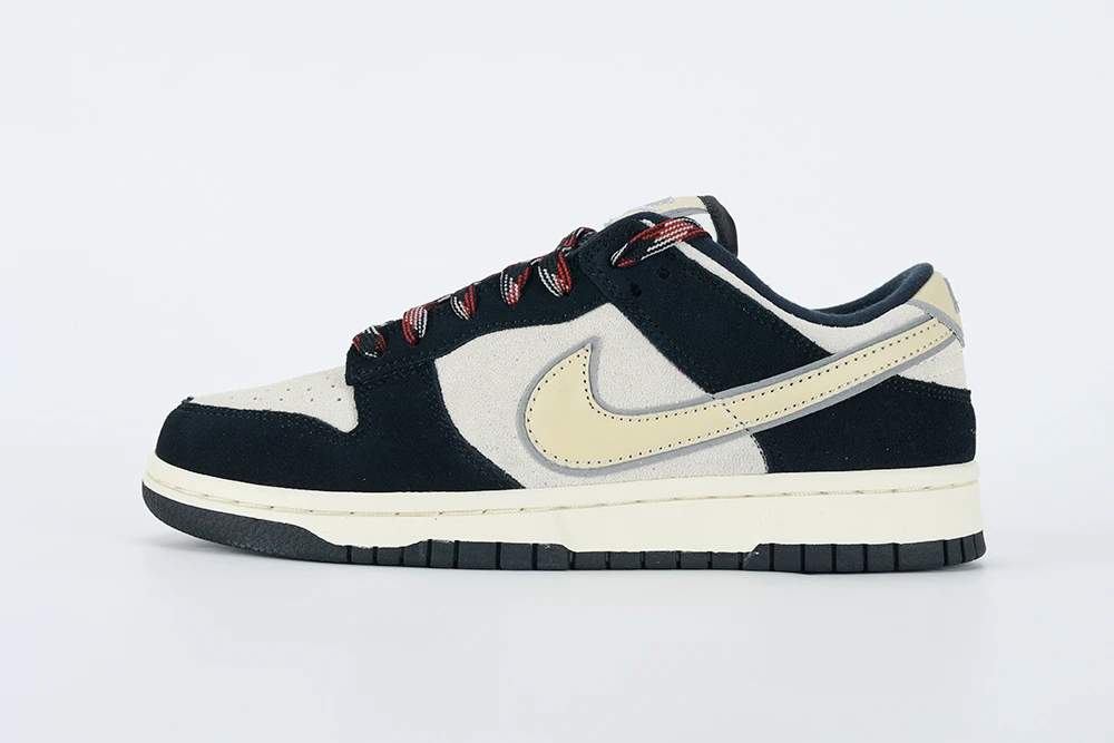 Nike Dunk Low LX Black Suede Team Gold Replica DV3054-001