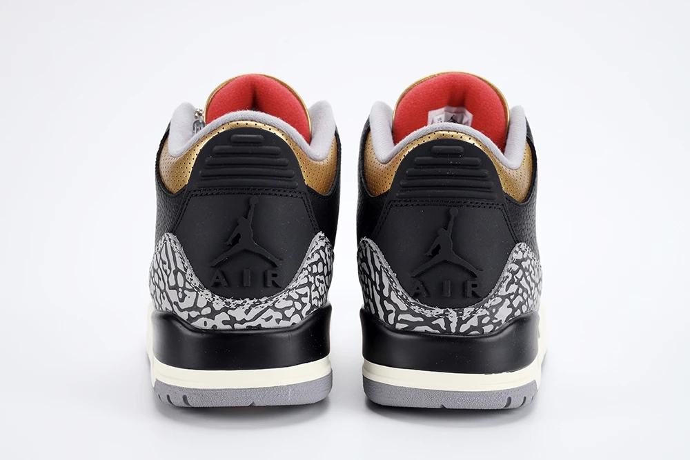 Air Jordan 3 “Black Cement Gold” 2022 Replica CK9246-067