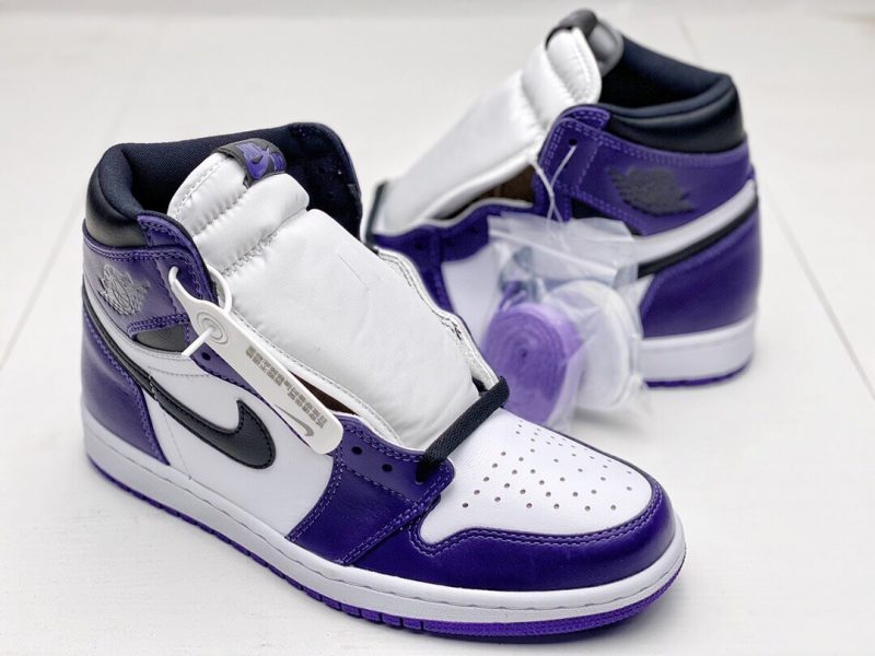 AIR JORDAN RETRO 1 HIGH OG ‘COURT PURPLE’ SNEAKERS REPLICA 555088-501