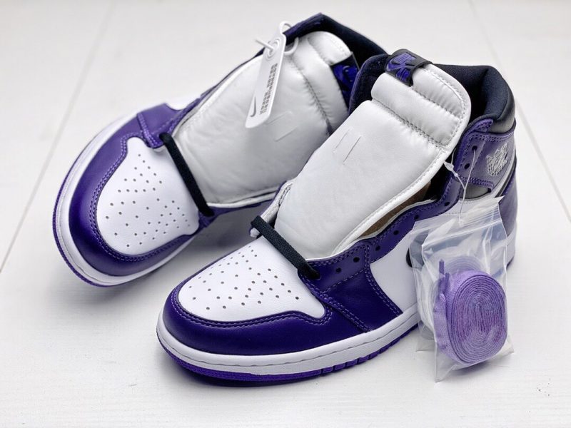 AIR JORDAN RETRO 1 HIGH OG ‘COURT PURPLE’ SNEAKERS REPLICA 555088-501