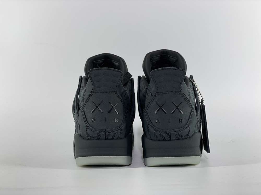 AIR JORDAN 4 RETRO KAWS BLACK REPLICA 930155-001