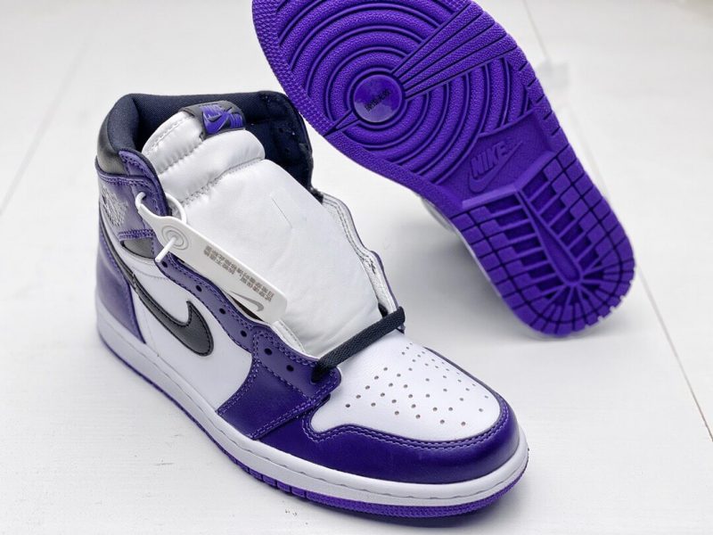 AIR JORDAN RETRO 1 HIGH OG ‘COURT PURPLE’ SNEAKERS REPLICA 555088-501