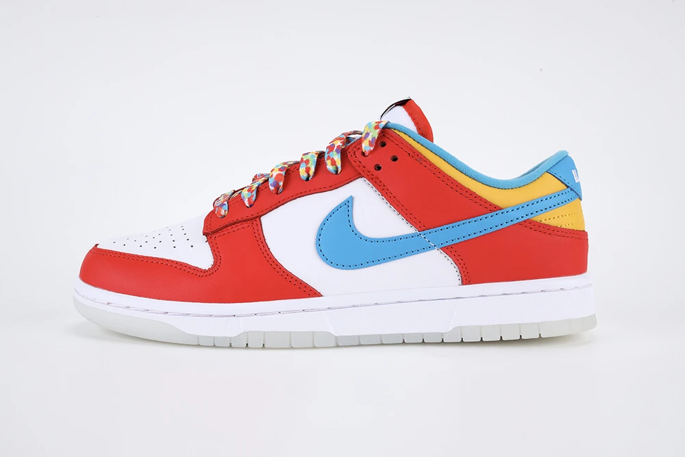 Nike Dunk Low QS LeBron James Fruity Pebbles Reps DH8009-600