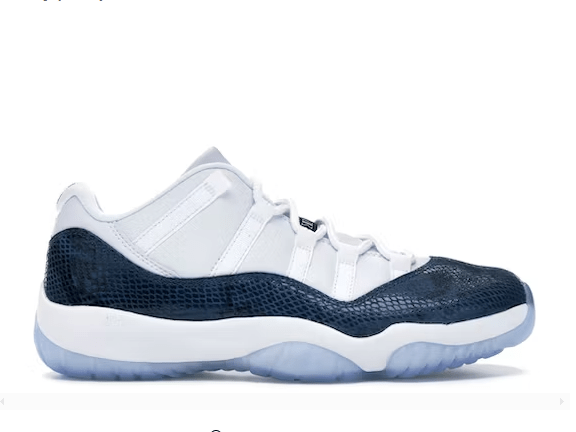 Air  Jordan 11 Retro Low Snake Navy  CD6846-102 Replica Sneaker