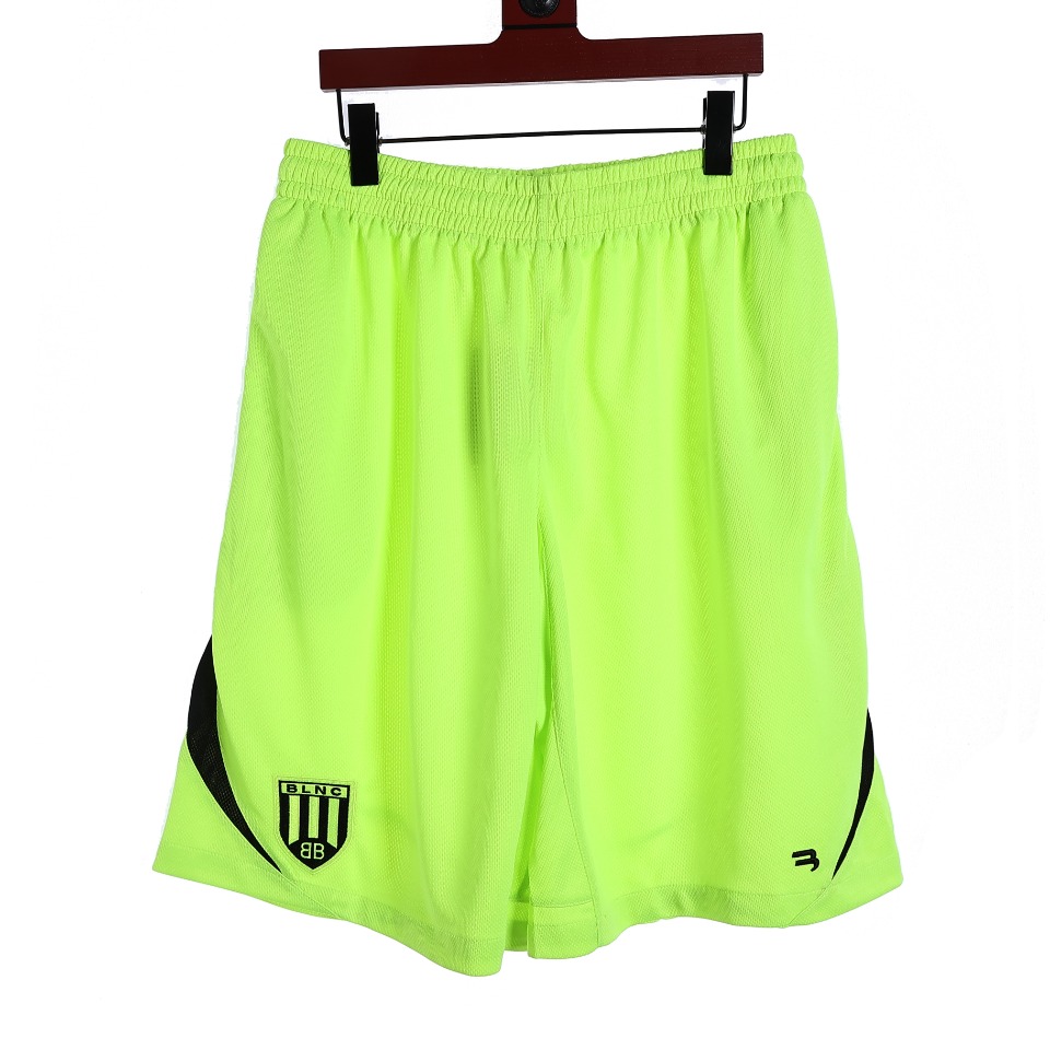 YESKICKS Balenciaga Fluorescent Embroidered Patchwork Shorts Pants for Unisex