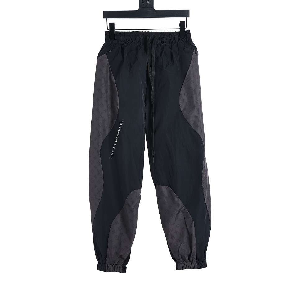 YESKICKS Louis Vuitton Patchwork Vintage Logo Sweatpants For Men