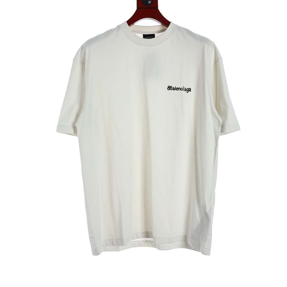 YESKICKS Balenciaga Logo Letter Print T-Shirt For Unisex