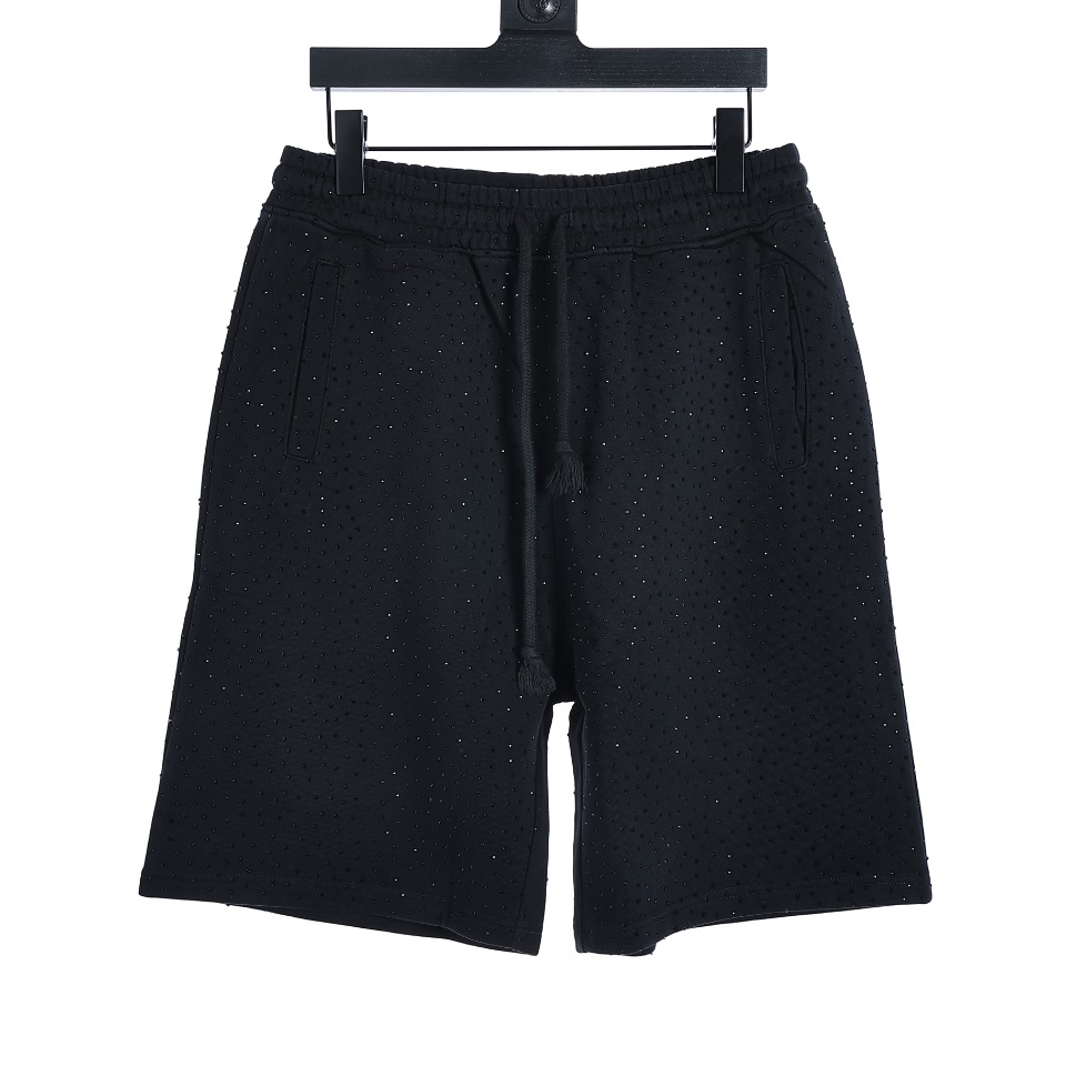 YESKICKS Balenciaga Rhinestone Burst Glitter Diamond Shorts Pants For Unisex