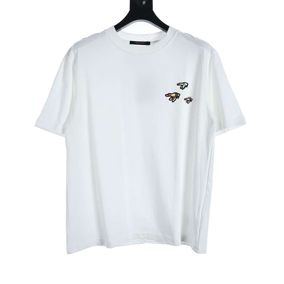 YESKICKS Louis Vuitton Little Label Flying Duck Short Sleeve T-Shirt For Unisex