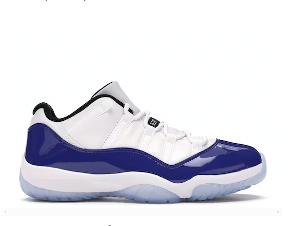 Air Jordan 11 Retro Low White Concord  AH7860-100 Replica