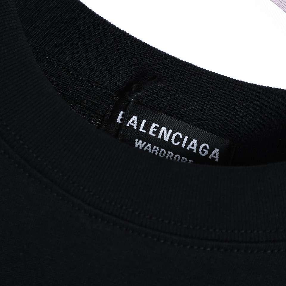 YESKICKS Balenciaga Letter Lightning Print For Unisex Black And White