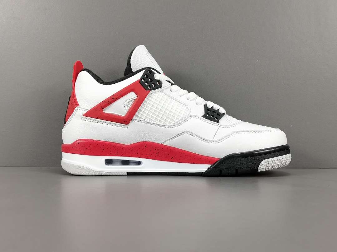 Jordan 4 Retro Red Cement Replica Sneaker 408452-161