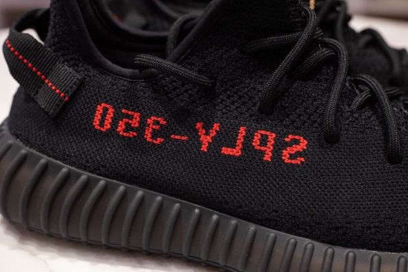 YESKICKS Adidas Yeezy Boost 350 V2 Black Red (2017/2020) Replica CP9652