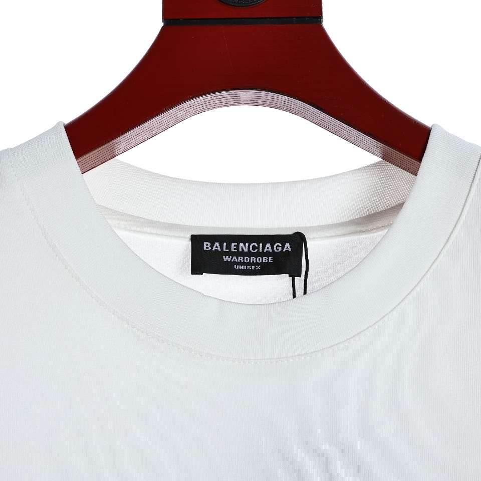 YESKICKS Balenciaga x Supreme Logo Print T-Shirt for Unisex