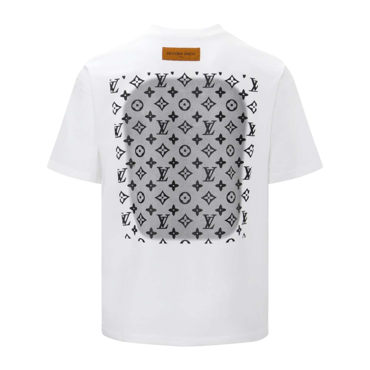 YESKICKS Louis Vuitton Logo Print T-Shirt For Unisex Black And White