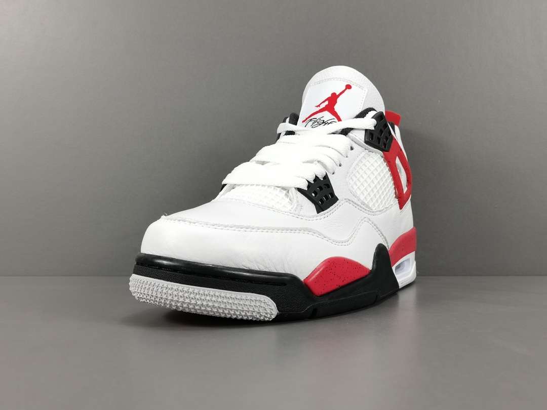 Jordan 4 Retro Red Cement Replica Sneaker 408452-161