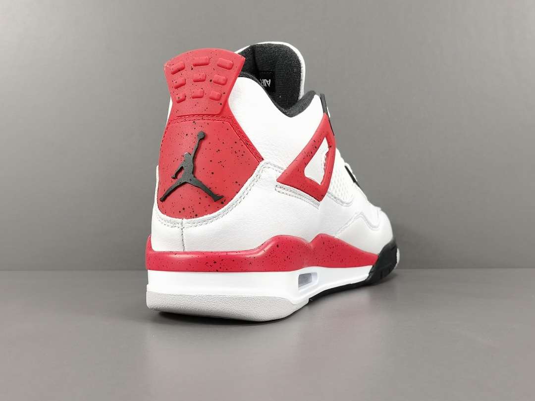 Jordan 4 Retro Red Cement Replica Sneaker 408452-161