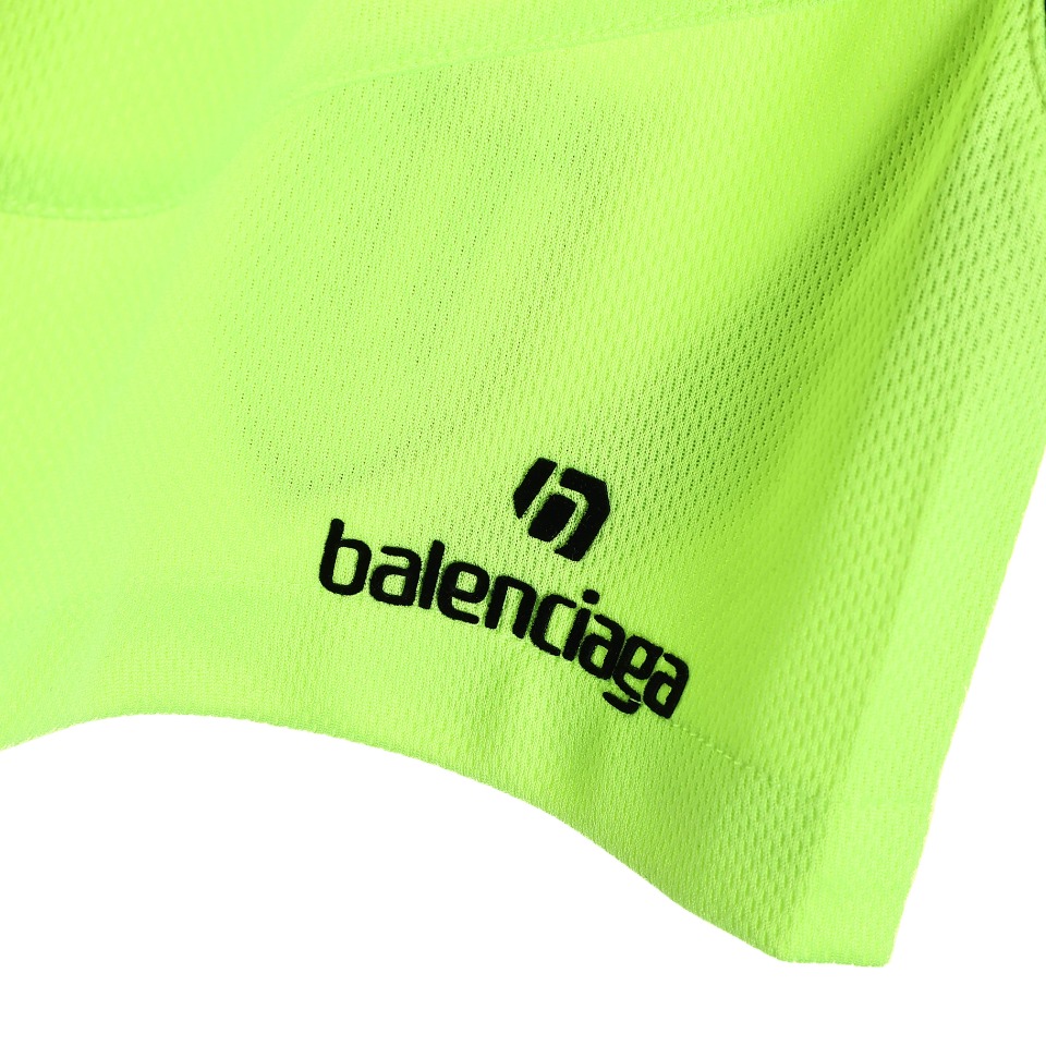 YESKICKS Balenciaga Fluorescent Embroidered Patchwork Shorts Pants for Unisex