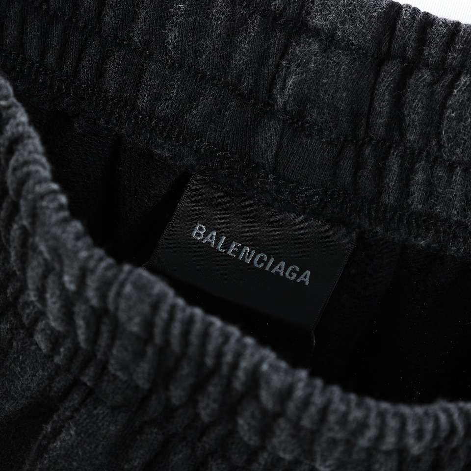 YESKICKS Balenciaga Side-Washed Embroidered Pants For Unisex