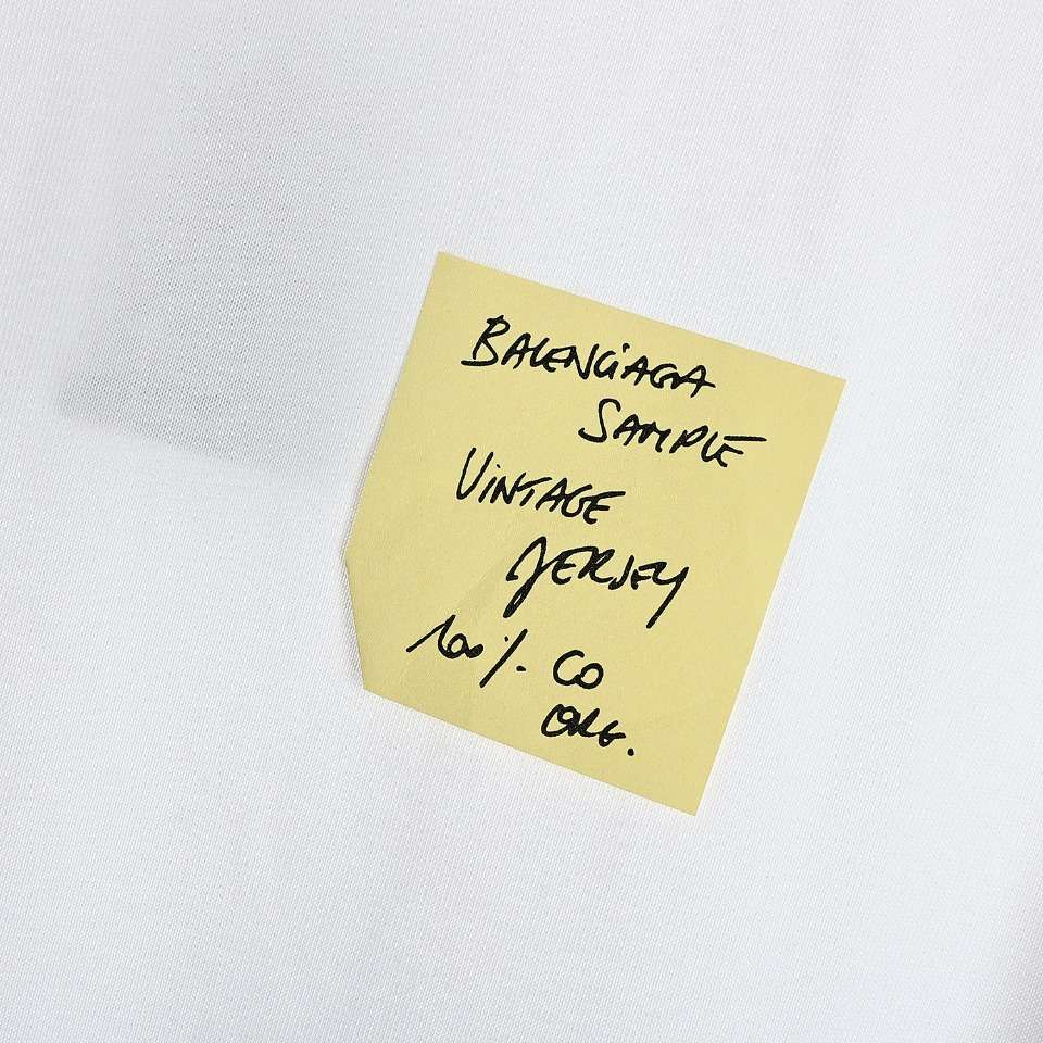 YESKICKS Balenciaga Removable Sticky Notes Short Sleeve T-Shirt For Unisex