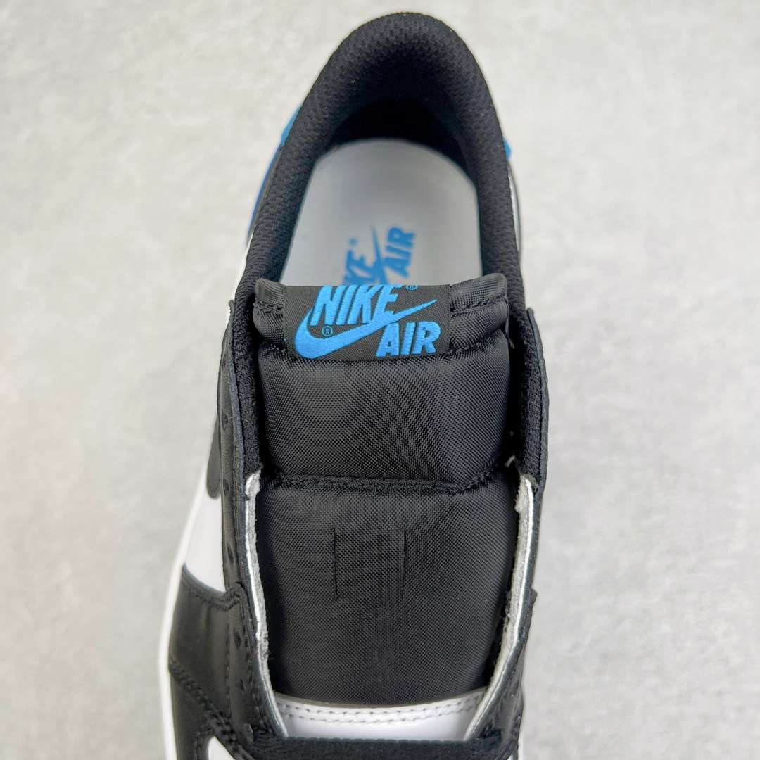 Air Jordan 1 Retro Low OG Black Dark Powder Blue CZ0790-104 Replica Sneaker