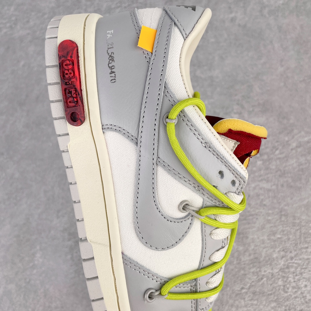 YESKICKS Off White x Dunk Low ‘Lot 08 of 50’Replica DM1602-106