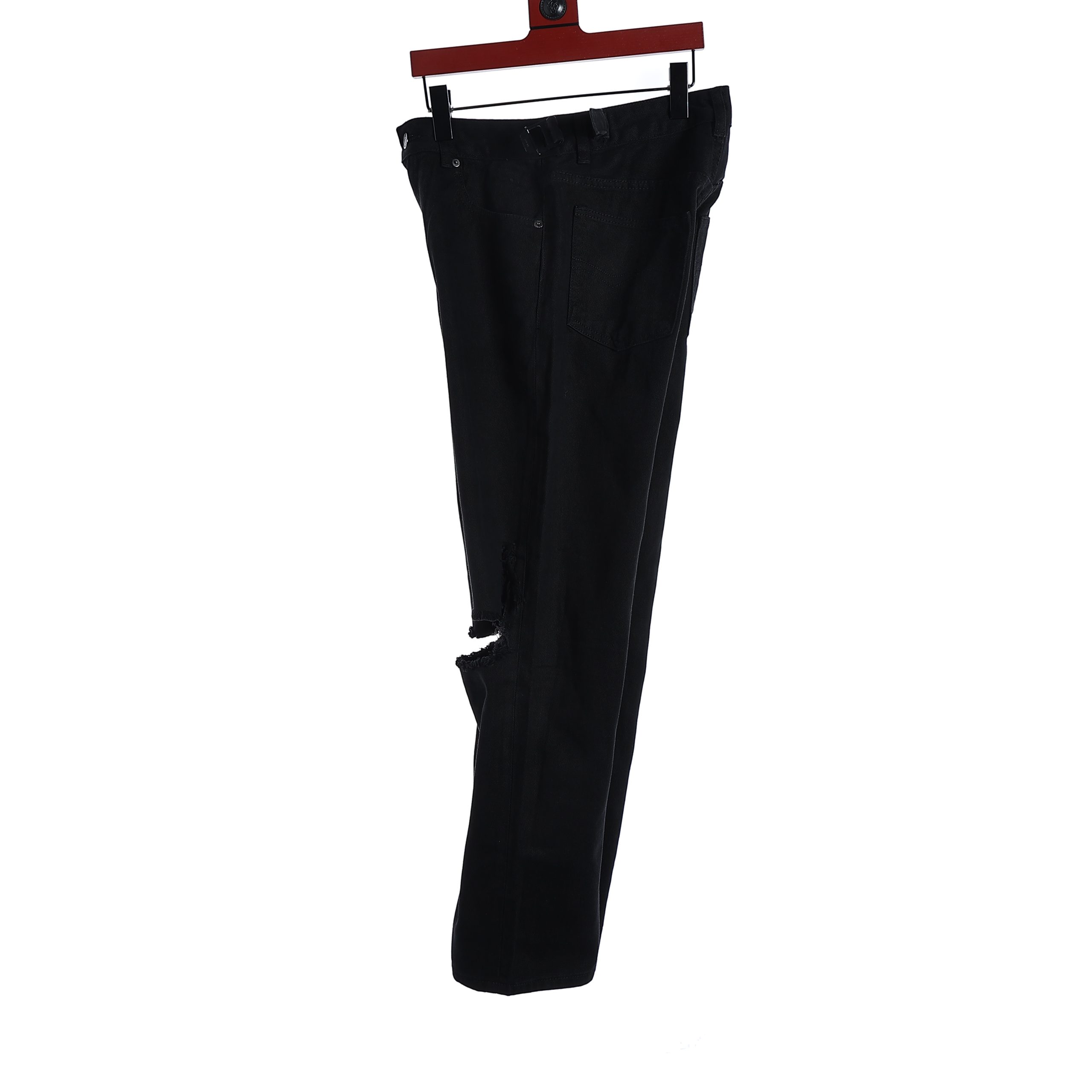 YESKICKS Balenciaga Knife Cut Knee Jeans for Unisex