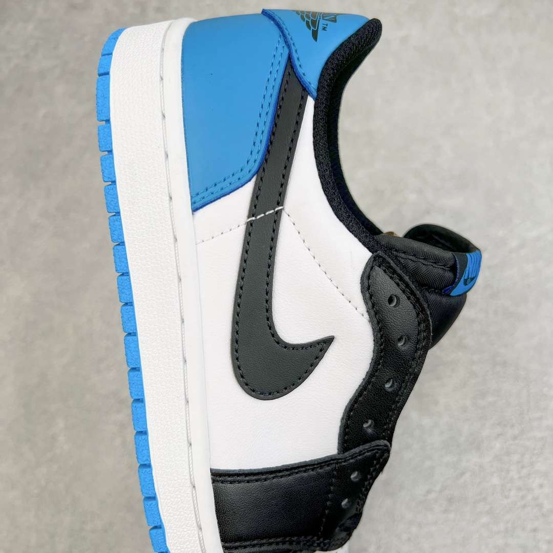 Air Jordan 1 Retro Low OG Black Dark Powder Blue CZ0790-104 Replica Sneaker