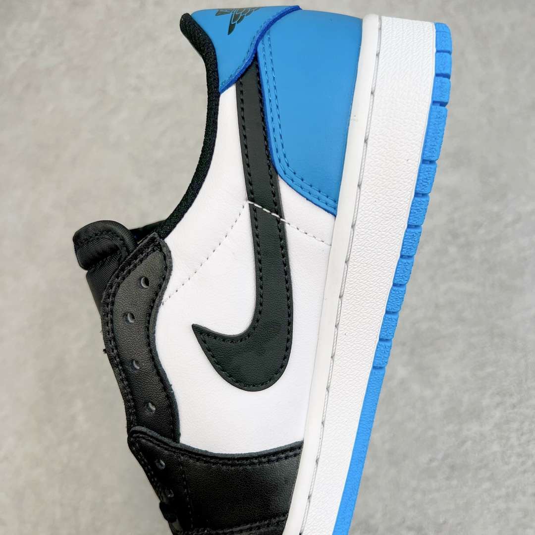 Air Jordan 1 Retro Low OG Black Dark Powder Blue CZ0790-104 Replica Sneaker