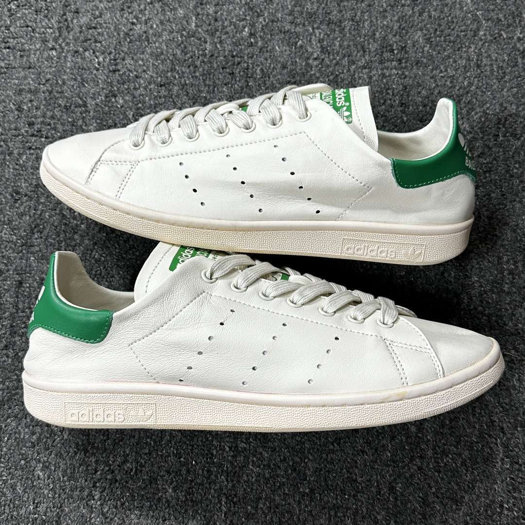 YESKICKS Balenciaga x Adidas Stan Smith Worn-Out White Green Replica Sneaker