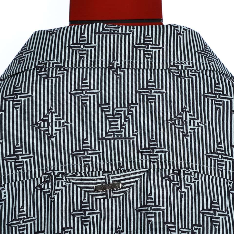 YESKICKS Louis Vuitton Monogram Long-Sleeved Shirt For Unisex