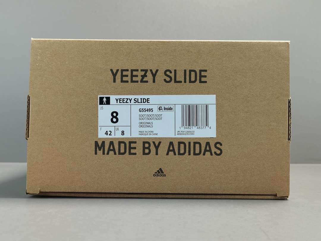 YESKICKS Yeezy Slide Soot REPLICA G55495/GX6141