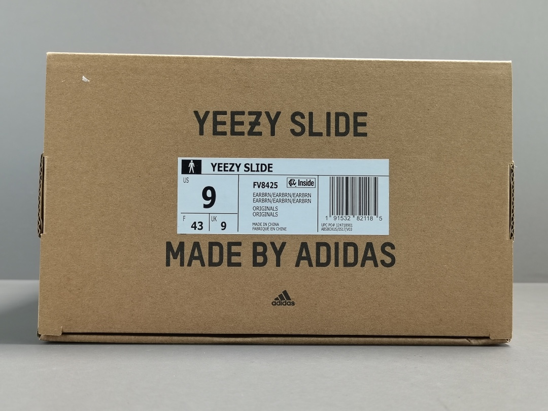 YESKICKS Fake YEEZY SLIDES EARTH BROWN REPLICA FV8425