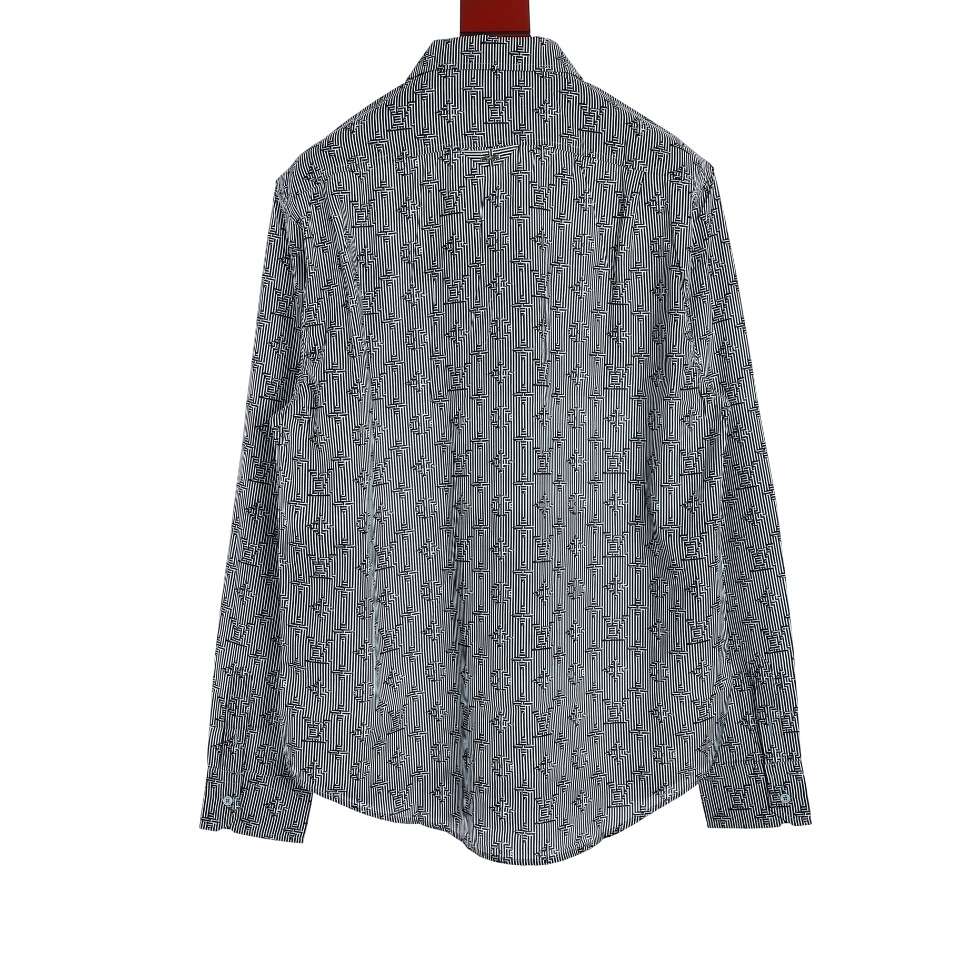 YESKICKS Louis Vuitton Monogram Long-Sleeved Shirt For Unisex