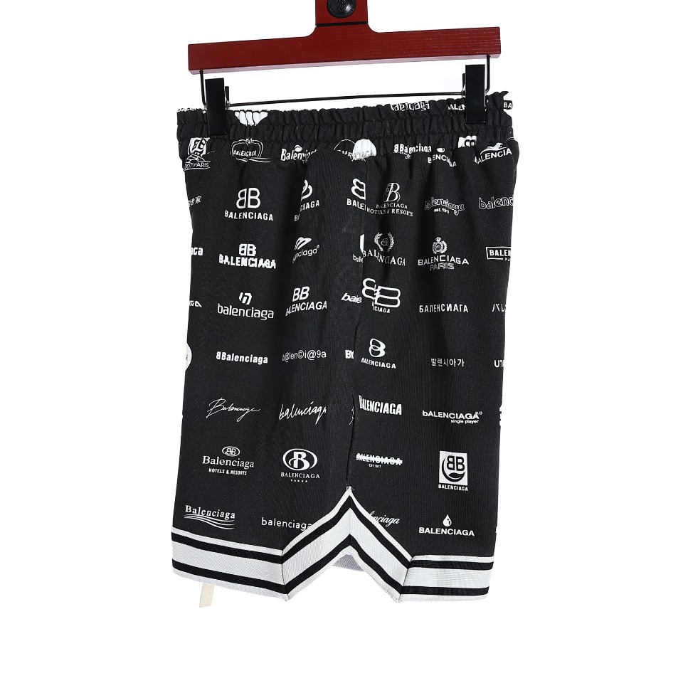 YESKICKS Balenciaga Monogram Logo Casual Shorts Pants for Men